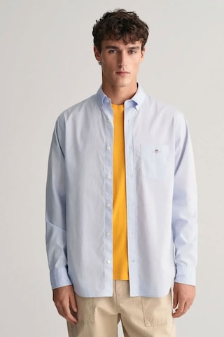 Gant Erkek Regular Fit Düğmeli Yaka Gömlek - Mavi Lıght Blue