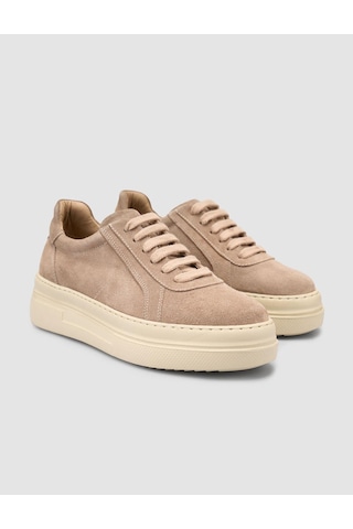 Krem Kadın Sneaker Ayakkabı Krem