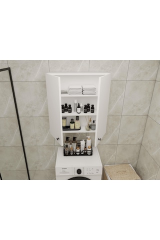 Masif Market Çok Amaçlı Dolap Beyaz