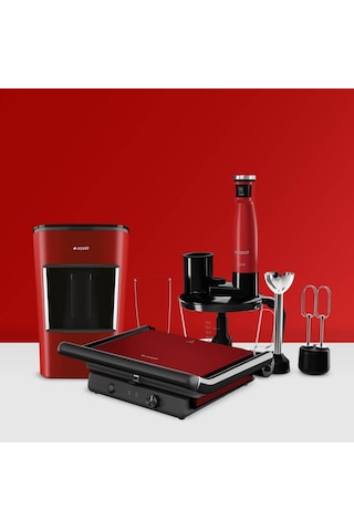 Arçelik Kırmızı Plus Mutfak Seti