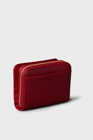 Calvin Klein Deri Logolu Cüzdan Lv04f1075gxll Bayan Cüzdan Lv04f1075g Xll Bordo