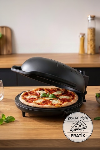 Lorenzo Pietra 12in1 Pizza Makinesi Lahmacun Tandır Ekmeği Bazlama Ve Fırın Yemekleri + Tepsi