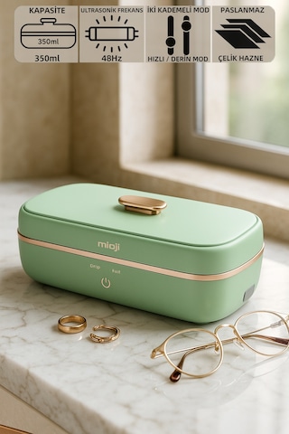 Mioji Mio Uv1c Takı Saat Gözlük Temizleyici Yeşil