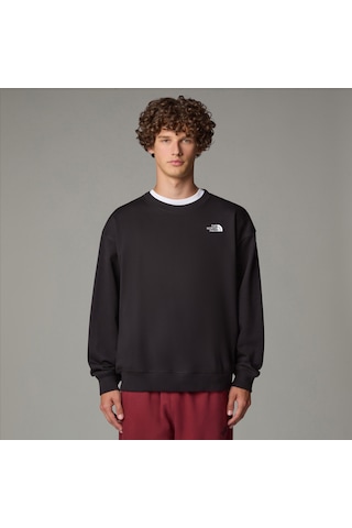The North Face Nse Oversized Crew Erkek Sweatshirt-32352 siyah