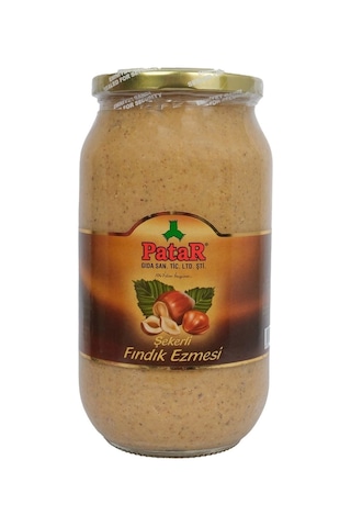 Patar Çifte Kavrulmuş Fındık Ezmesi 1000 Gr Patar Çifte Kavrulmuş Fındık Ezmesi 1000 Gr