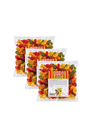 Haribo Tropi Mix 475 Gr Meyve Aromalı Yumuşak Şeker X 3 Adet
