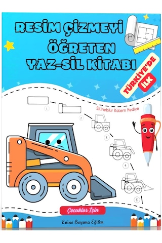 Resim Çizmeyi Öğreten Yaz-sil Seti