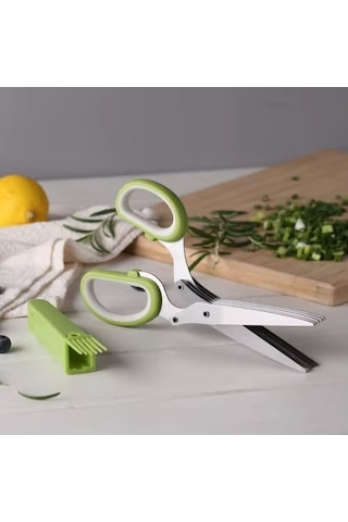 Ivory Paslanmaz Çelik Çok Amaçlı Mutfak Makası Kırmız, Ivo-9939 Tavuk Ve Balık Kesici, Sebze Ve Kemik Kesici, Paket Açıcı, Model: Mks-5626 Çok Renkli