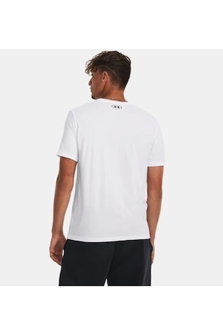 Under Armour Ua Camo Chest Stripe Erkek T-shirt 1376830-100 Beyaz