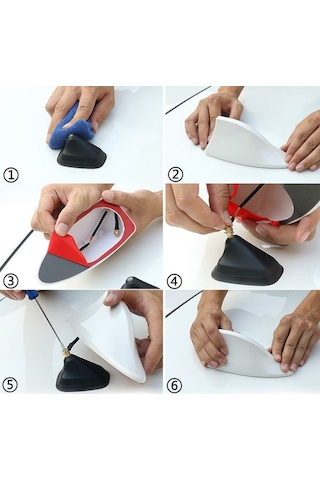 Goodpag Elektrikli Shark Köpekbalığı Balina Tavan Anteni Tam Fonksiyonlu