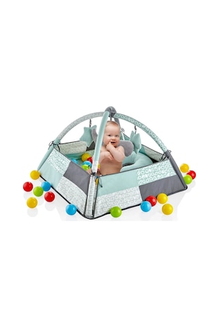 Babyjem 3 Fonksiyonlu Bebek Oyun Jimnastik Halısı  Yeşil