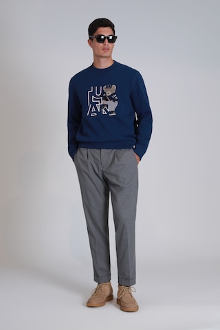 Lufian Pıtcher Erkek Sweatshirt Saks Saks 112030138100240 Saks