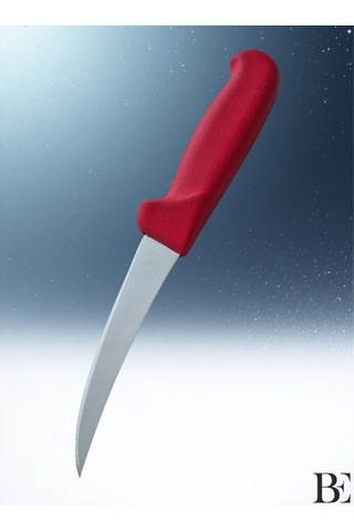 Beknife Bemiral 15cm Kıvrık Kemik Sıyırma Bıçağı 10354.15 Fibrox Kaymaz Saplı 25mm X 150mm X 2.5mm Kırmızı