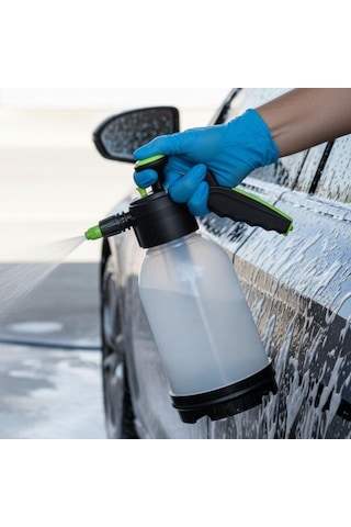 Ollevra 2 Başlıklı Oto Köpük Su Püskürtme Ve Bitki Bakım Sulama Aleti 2 Litre Oto Yıkama Spreyi
