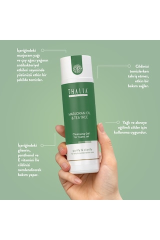 Thalia Akne Gidermeye & Gözenek Sıkılaştırmaya Yardımcı Yüz Yıkama Jeli 200 ML