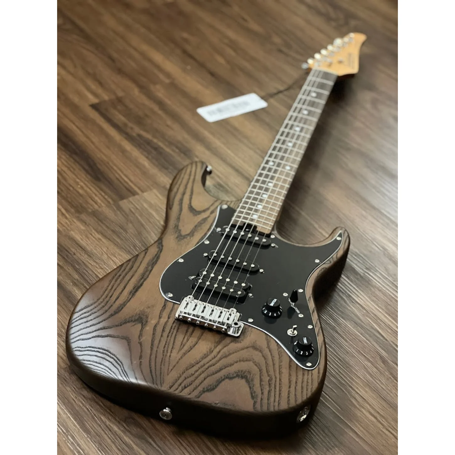 Soloking Ms-1 Classic Ash İn Torched Black With Rosewood Fb Special Run W/gigbag Natural