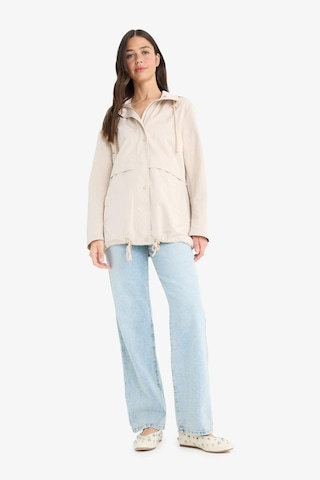 Defacto Su Geçirmez Regular Fit Kapüşonlu Fermuarlı Yağmurluk E8605ax25aubg501 Bej