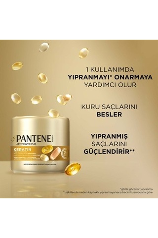Keratin Etkili Onarıcı Saç Maskesi, 200 Ml