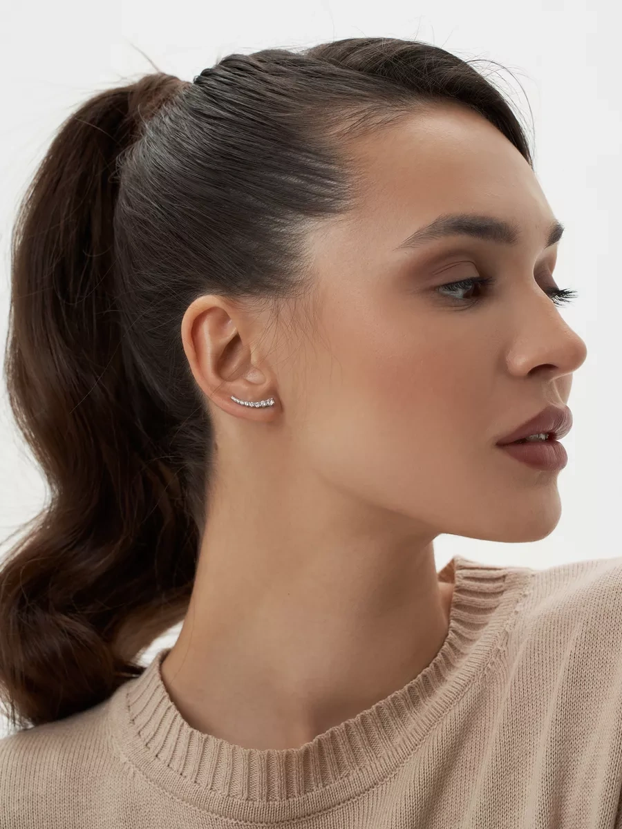 Marıola Tırmanıcı Küpeler Kaffes Gümüş 925 52706129 Diğer