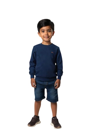 Coupon Çocuk Sweatshirt - Lacivert Lacivert