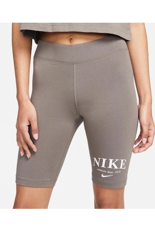 Nike Normal Bel Kadın Spor Tayt - W Nsw Mr Short Gfx 001