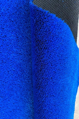 Grass Dekoratif Suni Çim Halı Balkon Bahçe Teras İç Dış Mekan Mavi Yapay Çim Halı 7 Mm Mavi 80 X 400 Diğer