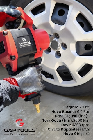 Gap Gp 101 1 Havalı Kısa Tip Somun Sökme