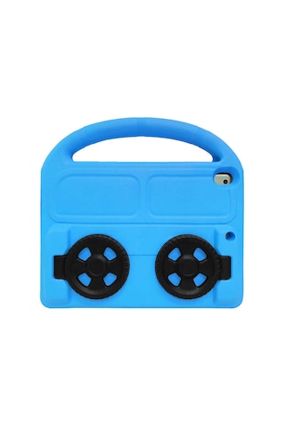 Goocamp Apple Uyumlu iPad, Pro 10.5 7.nesil Wheel Car Tekerlek Standlı Tablet Eva Siliko Tablet Kılıfı
