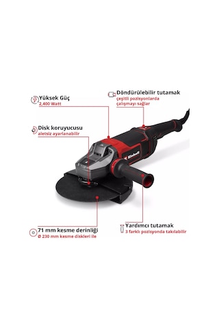 Einhell TP-AG 230/2400 Avuç Taşlama - 4430895
