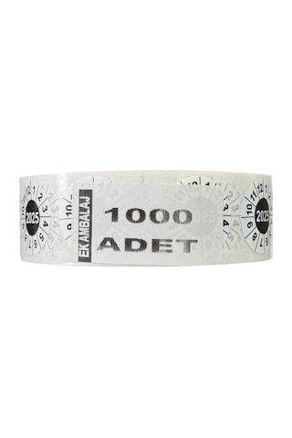 Yangın Tüpü Tarih Etiketi 2025 1000 Adet Araç İçin Ev İçin İş Yeri İçin