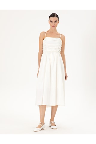Pierre Cardin Kadın Beyaz Elbise Dokuma 50283474-vr013