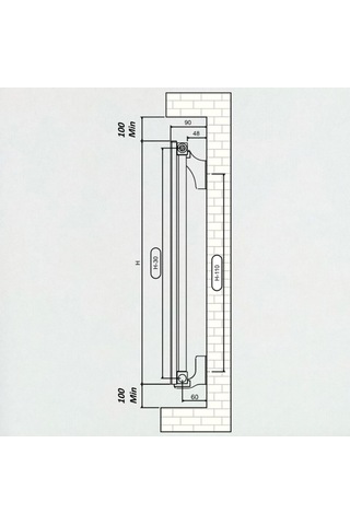Alüminyum Radyatör 60x27 3 Dilim Antrasit Ral7016 Hestia