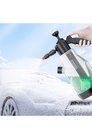 Coofbe Yüksek Basınçlı 2litre Ev Bahçe Temizlik Araç Yıkama Köpük Püskürtücü Otomatik El Pompası