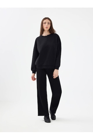 Loft Siyah Kadın Sweatshirt Lf2041676 Siyah