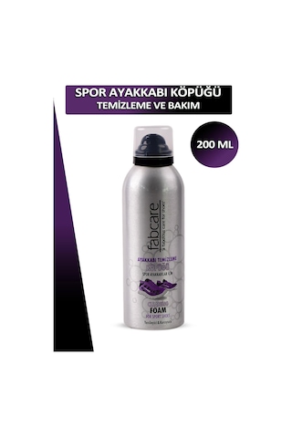 Bağcık + Fabcare Spor Ayakkabı Temizleme ve Bakım Köpüğü 200 ML Set