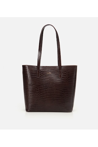 Hotiç Kadın Deri Kahverengi Çıkarılabilir Portföy Çantalı Tote Çanta 03cah310670a480 Kahverengi