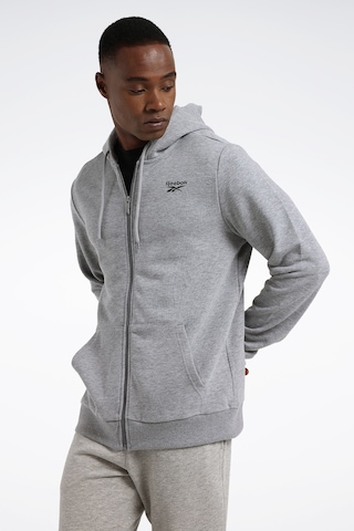 Reebok Id French Terry Sl Logo F Gri Erkek Eşofman Üstü 000000000101965475 Gri