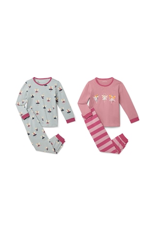 Tchibo Kız Çocuk Pijama, 2li Pembe