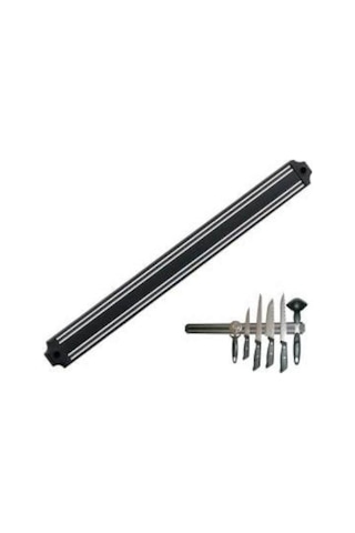 Mucit Home Mıknatıslı 55 Cm Bıçak Askısı Bıçak Tutucu Bıçak Organizer Bıçaklık siyah