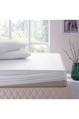 Puffy Semmy Su Geçirmez Fitted Alez (160 x 200 CM) Beyaz