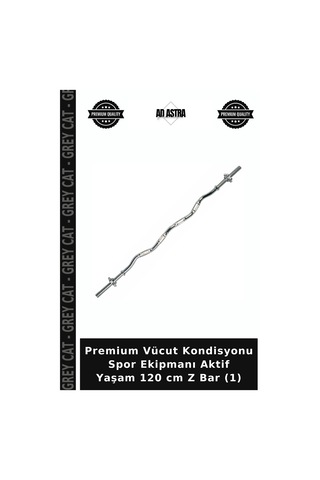 Premium Vücut Kondisyonu Spor Ekipmanı Aktif Yaşam 120 Cm Z Bar 1