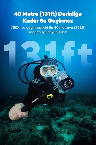 Akaso V50X Native 170° 4K Ultra HD Aksiyon Kamerası