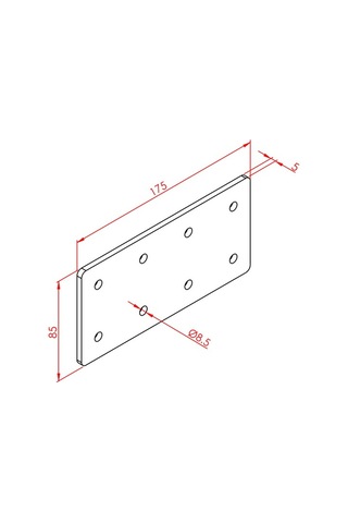 Doğuş Kalıp 45x90 Düz Ek Bağlantı Sacı Diğer