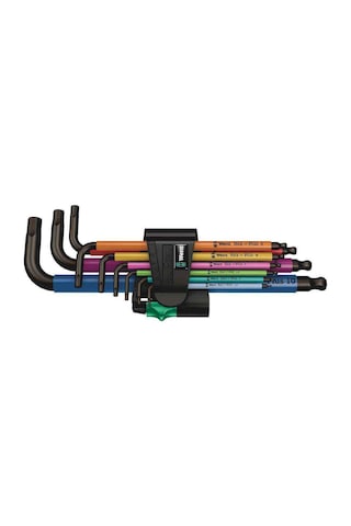 Wera 950-9 Spkl Sm N Renkli Topbaş Alyan Set 05022089001 N11.7976