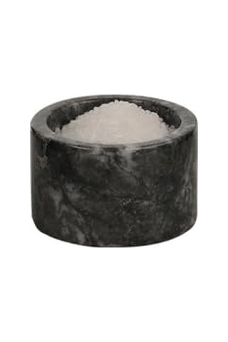 Mermer Baharatlık 6x10 Cm Mermer Tuzluk Biberlik Dekoratif Baharatlık Siyah Genel