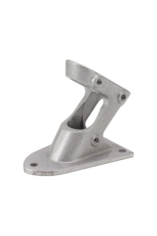 Yaleker Alüminyum Çift Delikli Bayrak Direği Tutucu, Taşınabilir Dış Mekan Duvar Montajlı, Gizli Kanca İle Sabitlenir, Dayanıklı Ve Kararlı Gümüş