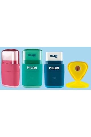Mılan 4700116 Trı Kalemtraş/silgi Acıd - 16adet