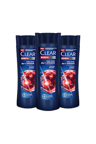 Men Kepeğe Karşı Etkili Şampuan Hızlı Stil 2si 1 Arada 350 Ml X3 Tüm Saç Tipleri