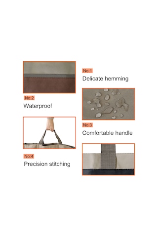 Lemestar 600d Oksford Kumaş Odun Taşıma Çantası - Dayanıklı, Yüksek Kapasiteli Ve Çok Amaçlı Taşımacılık Aleti