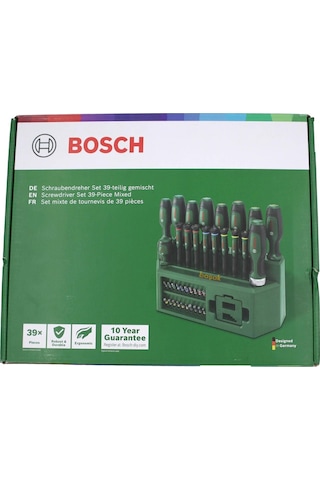 Bosch 39 Parça Standlı Tornavida, Klemens Ve Bits Uç Seti 1600a02z9l
